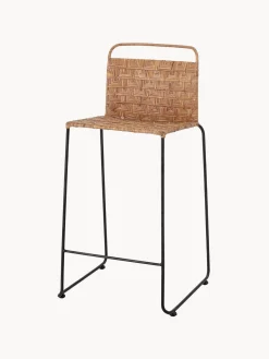 Taburete con tejido de ratán Gunnel