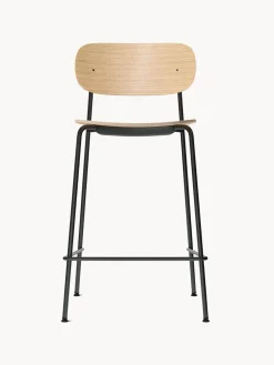Taburete de bar de metal y madera Co