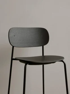 Taburete de bar de metal y madera Co