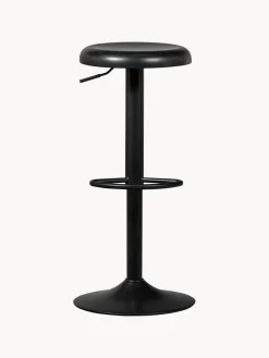 Taburete de bar de metal Isaac, regulable en altura