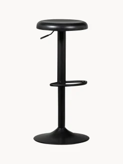Taburete de bar de metal Isaac, regulable en altura