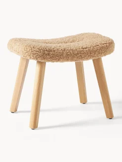 Taburete de borreguillo Wing