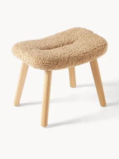 Taburete de borreguillo Wing