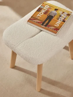 Taburete de borreguillo Wing