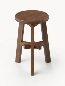 Taburete de madera de acacia Dingklik