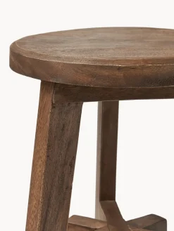 Taburete de madera de acacia Dingklik