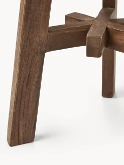 Taburete de madera de acacia Dingklik