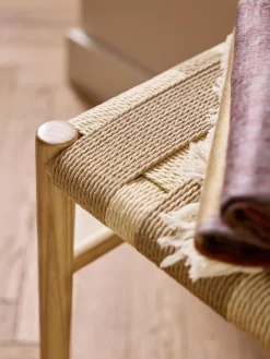 Taburete de madera de fresno Mani