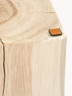 Taburete de madera de roble Block