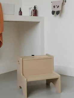 Taburete de madera Graffiti