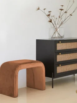 Taburete de terciopelo Penelope