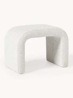 Taburete en tejido bouclé Penelope