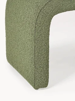 Taburete en tejido bouclé Penelope