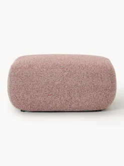 Taburete en tejido bouclé Sofia