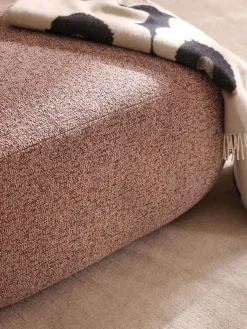 Taburete en tejido bouclé Sofia