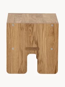 Taburete infantil de madera de roble Bas