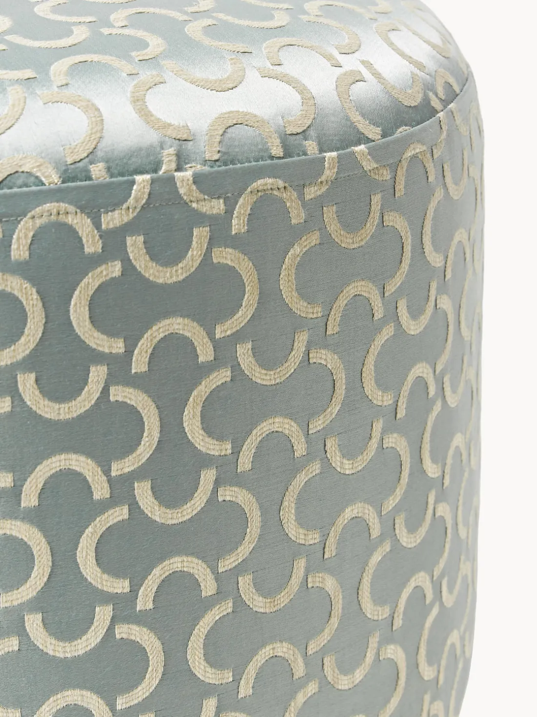 Taburete tapizado de diseño DEDAR Milano x Westwing Lino