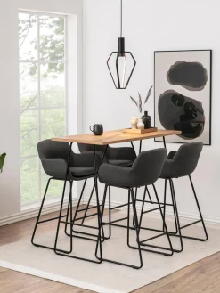 Taburetes altos Lisa, 2 uds.