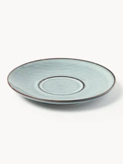 Taza artesanal con platillo Nordic Sea
