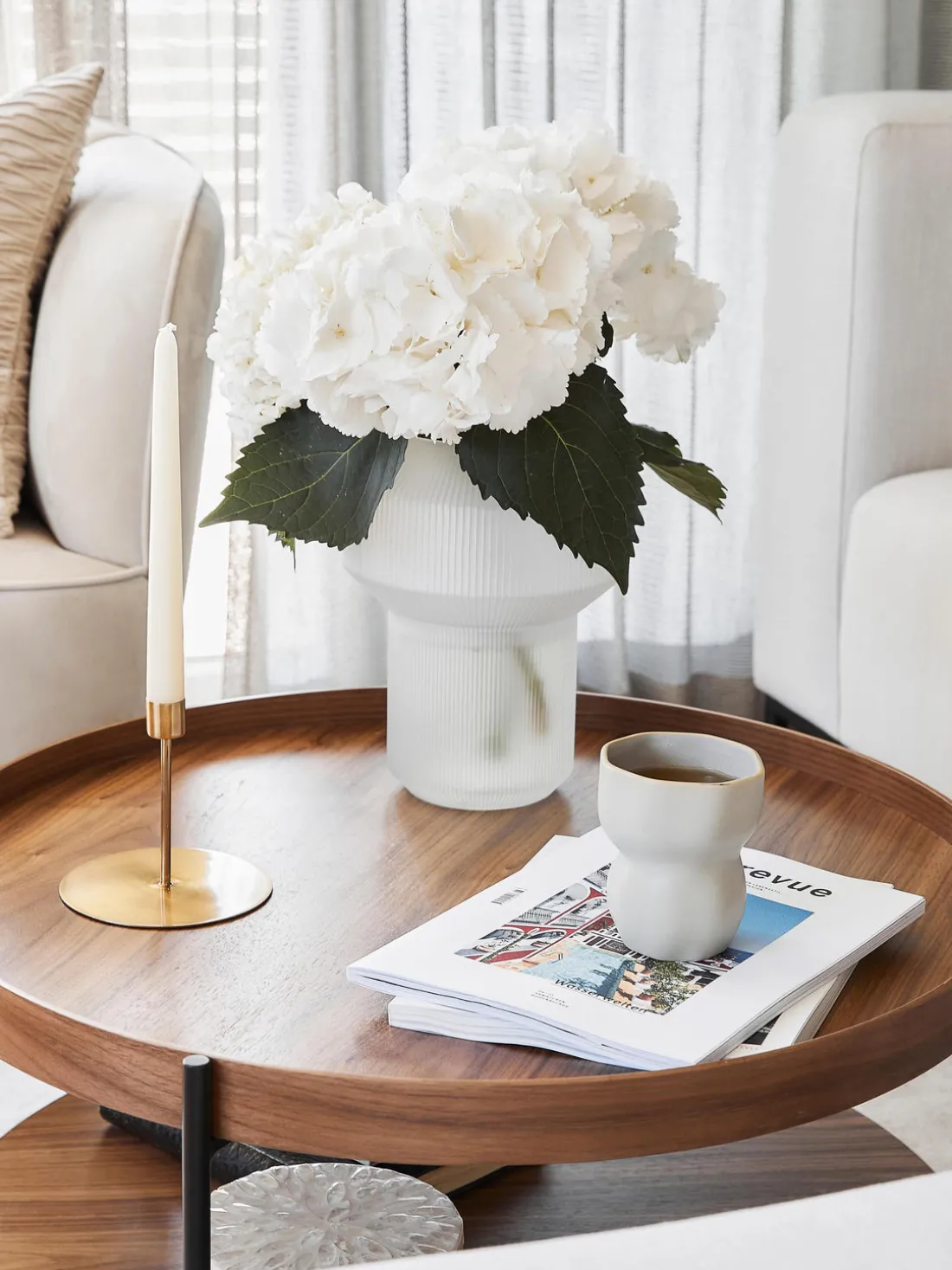 Taza con forma orgánica artesanal Limfjord, 350 ml