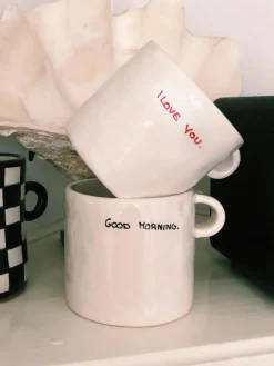 Taza pintada a mano Good Morning