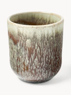 Tazas artesanales con esmalte reactivo Danza, 4 uds.