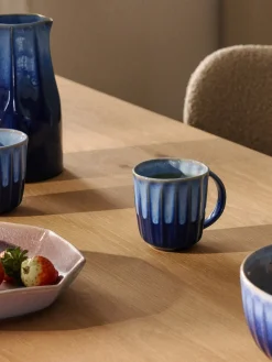 Tazas artesanales con esmalte reactivo Vinci, 4 uds.