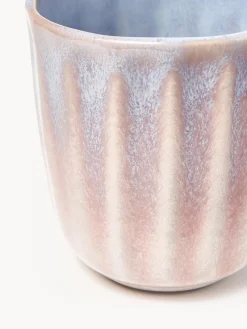 Tazas artesanales con esmalte reactivo Vinci, 4 uds.