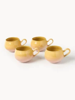 Tazas artesanales Marguerite, 4 uds.