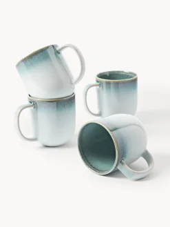 Tazas con esmalte reactivo Havana, 4 uds.