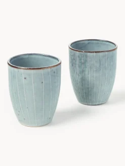 Tazas de café espresso artesanales Nordic Sea, 6 uds.