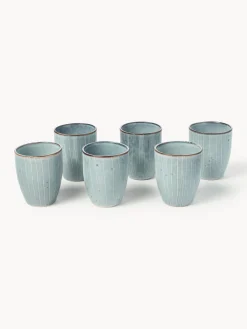 Tazas de café espresso artesanales Nordic Sea, 6 uds.