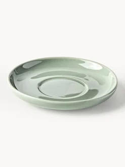 Tazas de café espresso con platitos de porcelana Nessa, 4 uds.