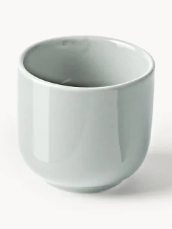 Tazas de café espresso con platitos de porcelana Nessa, 4 uds.