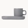 Tazas de café espresso con platitos Pilar, 2 uds.