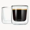 Tazas de doble vidrio Nero, 2 uds.