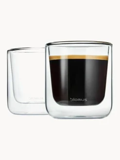 Tazas de doble vidrio Nero, 2 uds.