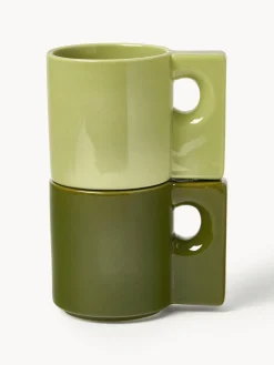 Tazas de porcelana Keira, 2 uds.