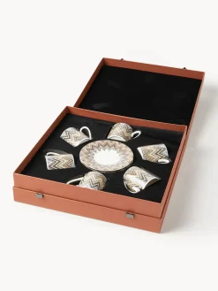 Tazas de té con platitos Jarris, 6 uds.