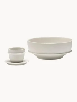 Tazas espresso de porcelana con esmalte reactivo Dune, 2 uds.