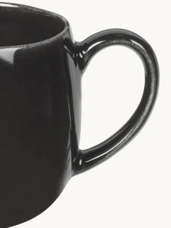 Tazas grandes artesanales Nordic Coal, 2 uds.