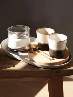 Tazas pequeñas artesanales 70's, 4 uds.