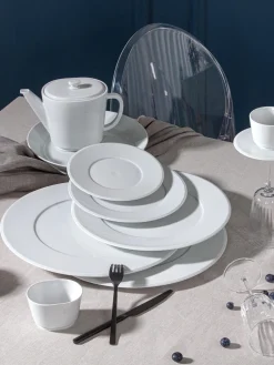 Tazas pequeñas con platitos de porcelana artesanales Vitruv, 2 uds.
