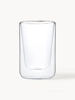 Tazas termo de vidrio de doble pared Nero, 2 uds.