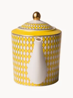 Tetera artesanal de porcelana Chess, 1,1 L