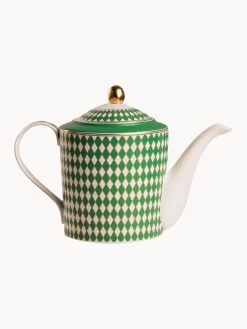 Tetera artesanal de porcelana Chess, 1,1 L
