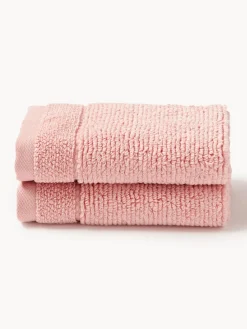 Toalla con borde a rayas Luxe, tamaños diferentes