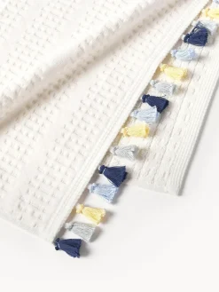 Toalla de terciopelo con flecos Tallulah, tamaños diferentes