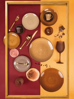 Vajilla artesanal Baita, 6 comensales (18 pzas.)