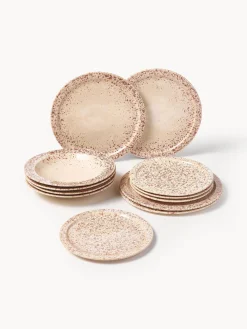 Vajilla artesanal Bernardo, 4 comensales (12 piezas)